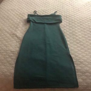 Leith (Nordstrom) teal dress